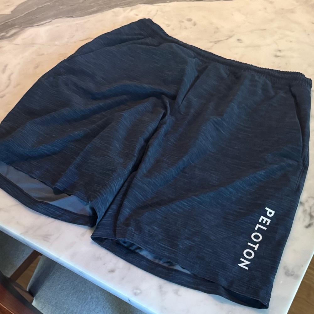 Peloton Men's Dark Blue Athletic Shorts